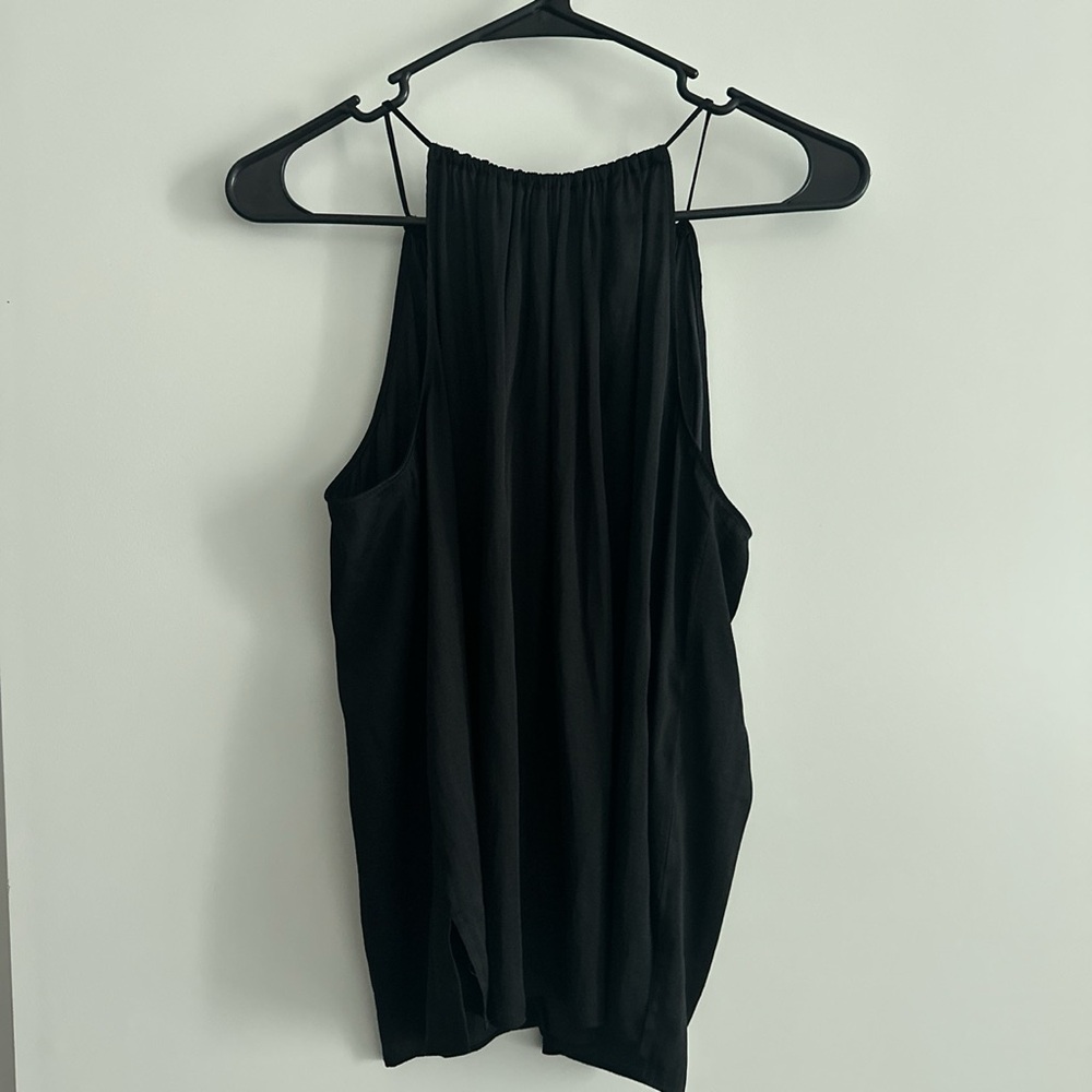 Loft Black Halter Corporate Style Tank Top